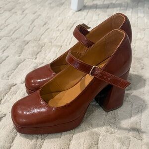 Sézane Georgia High Mary Jane Heels